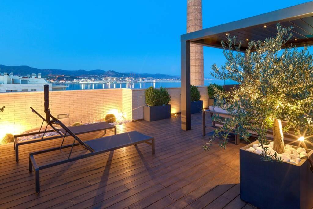D&R Penthouse On The Beach Appartement Málaga Buitenkant foto