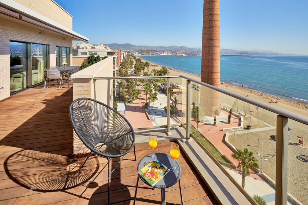 D&R Penthouse On The Beach Appartement Málaga Buitenkant foto