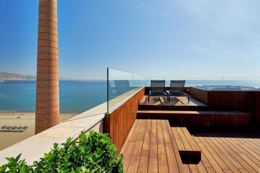 D&R Penthouse On The Beach Appartement Málaga Buitenkant foto