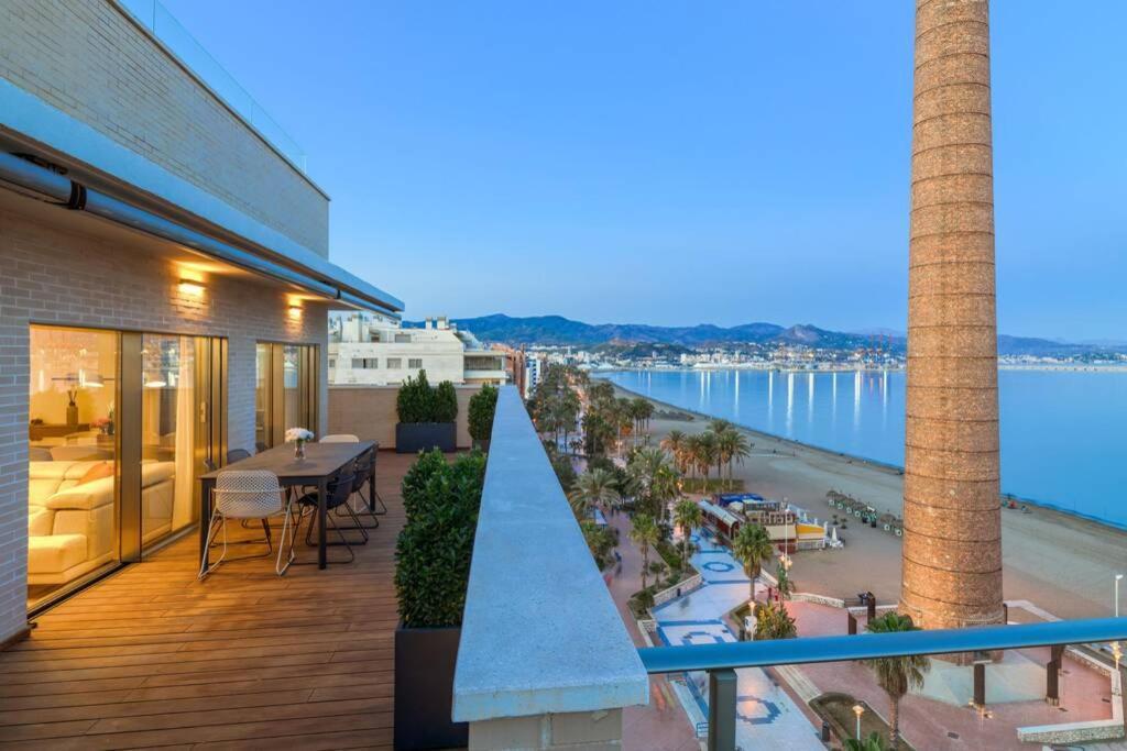 D&R Penthouse On The Beach Appartement Málaga Buitenkant foto