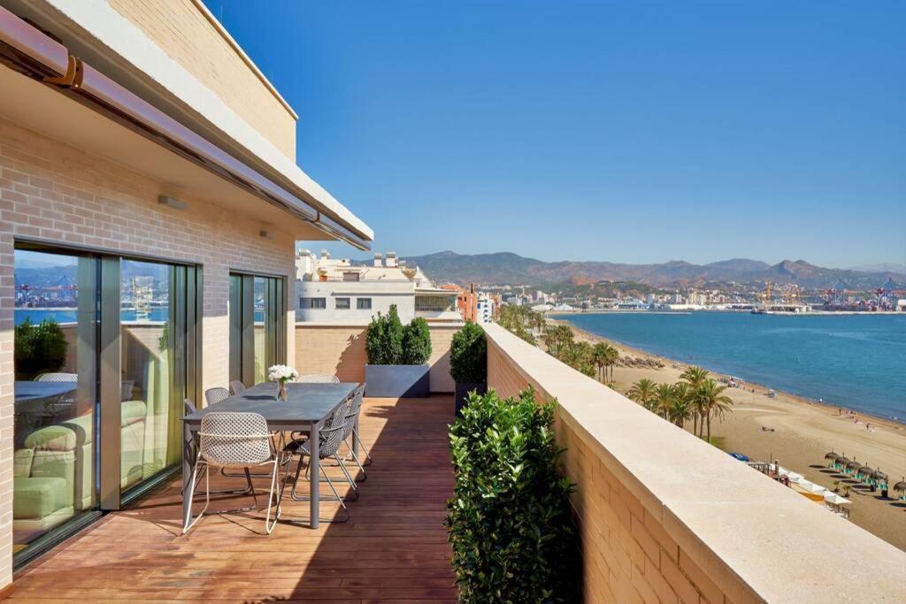 D&R Penthouse On The Beach Appartement Málaga Buitenkant foto